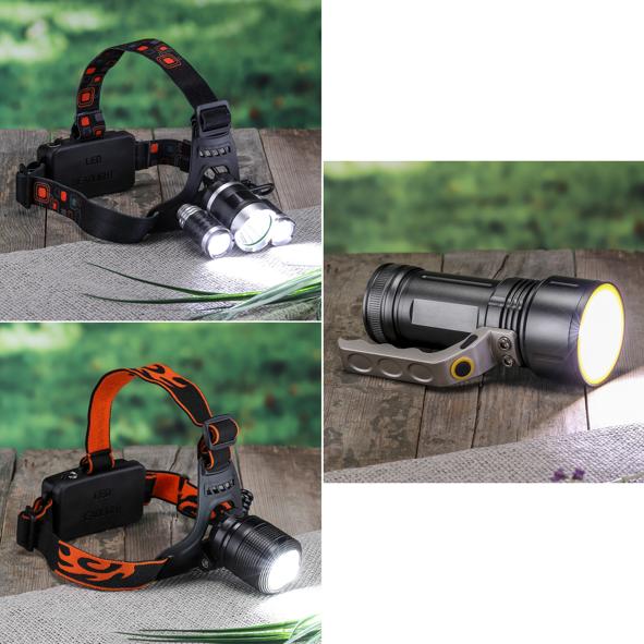 LED Hand-und Kopflampenset