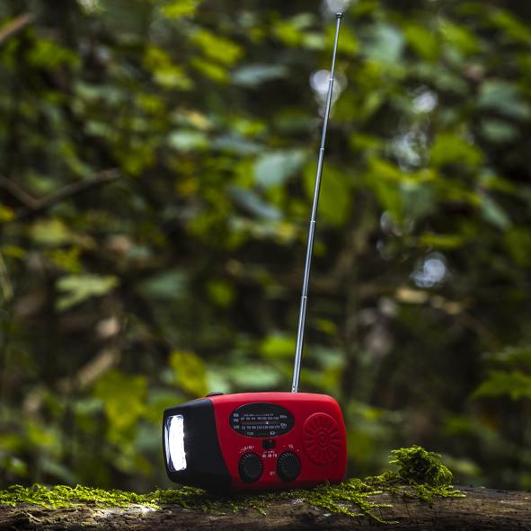 Kurbelradio mit Solar