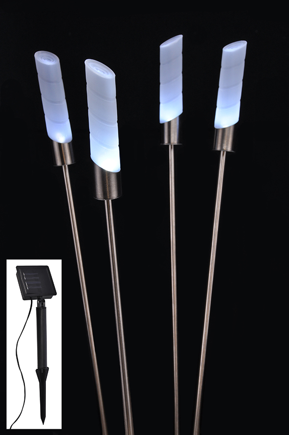 LED Solar-Gartenstecker 4-er Set