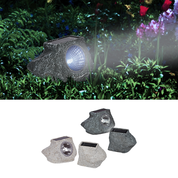 Solar-Stein mit 1 LED