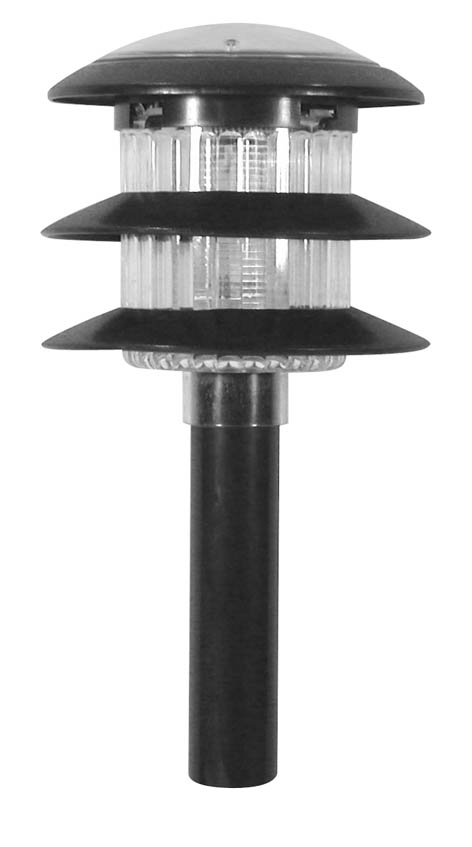 Solarlampe aus Kunststoff
