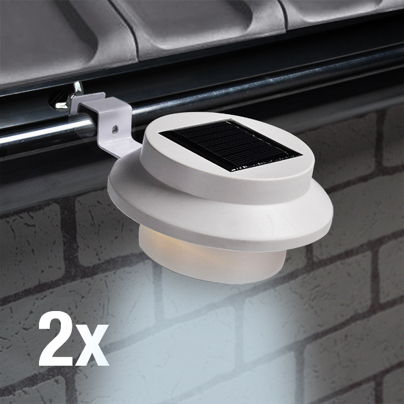 LED Solar Dachrinnenleuchten