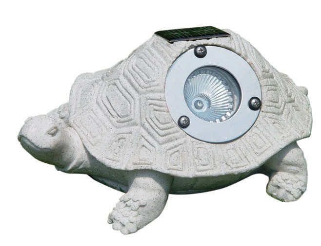 Solar-Gartenstein - Schildkröte