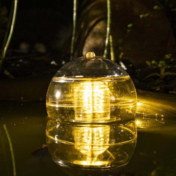 LED Solar Teichlampe  11cm Ø