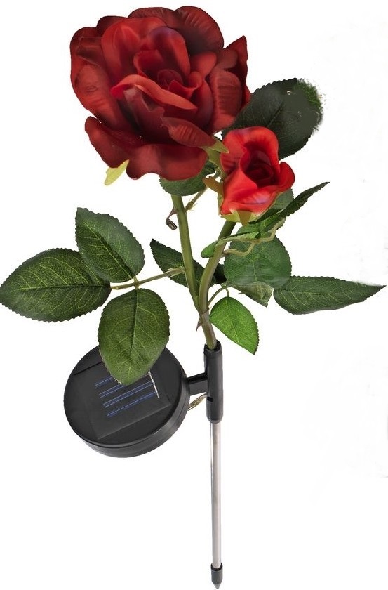 LED Solar Rose