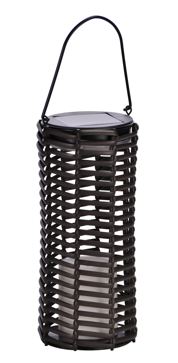 Solarlaterne, zylinderförmig