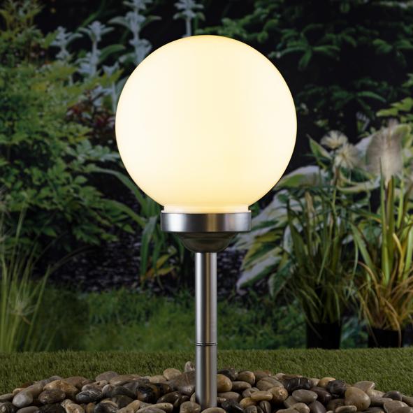 LED Solar- Kugellampe, Ø ca. 30 cm