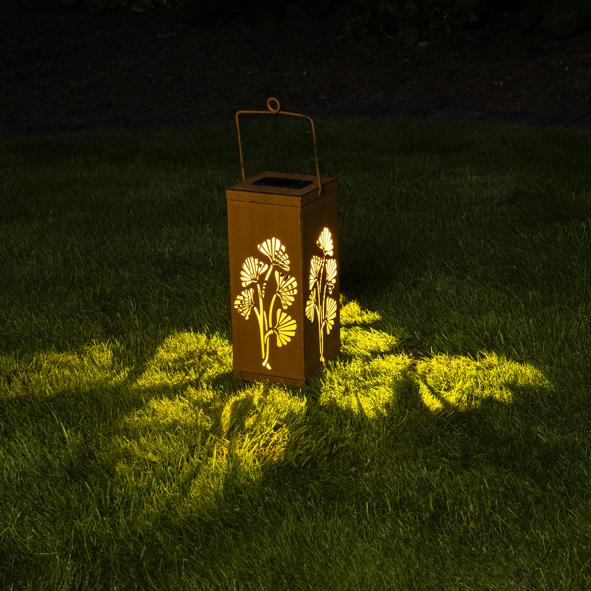 Solar Schattenlaterne aus Metall