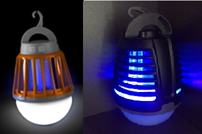 2 in 1 Campinglampe und Moskitokiller