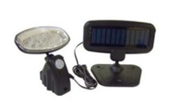 Solar-Außenleuchte, silber