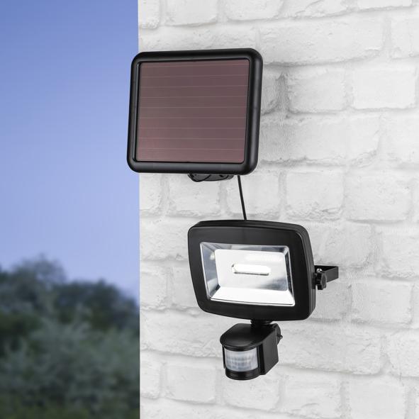 LED Solar-Außenstrahler mit Bewegungsmelder