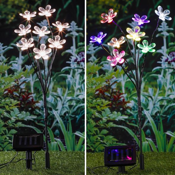 LED Solar-Blumenstecker