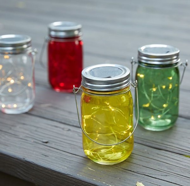 Solar-Hängeglas, 4-fach sortiert