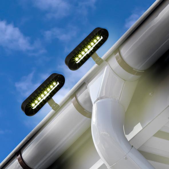 LED Solar Dachrinnenleuchten