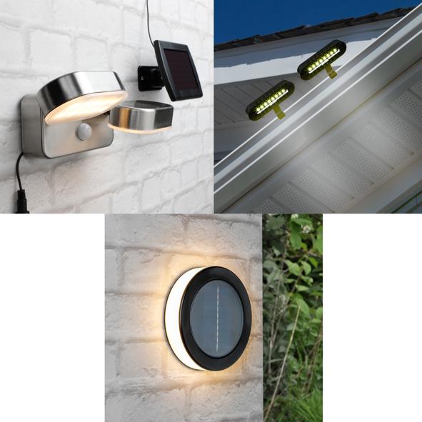 LED Solar Leuchten, sortiert