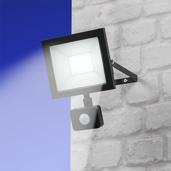 LED Strahler mit Bewegungsmelder, 30W