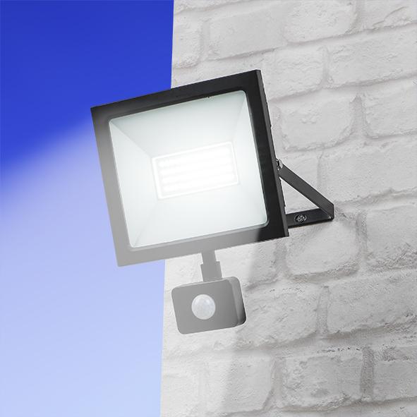 LED Strahler mit Bewegungsmelder, 50W