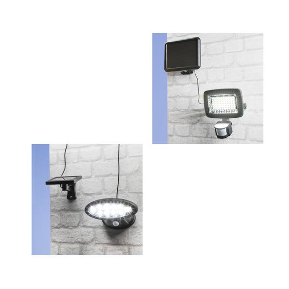 LED Solar-Außenstrahler mit Bewegungsmelder
