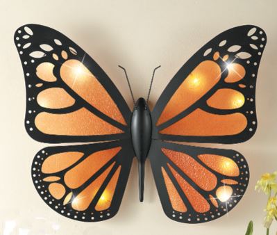 LED Solar Schmetterling Wandlicht