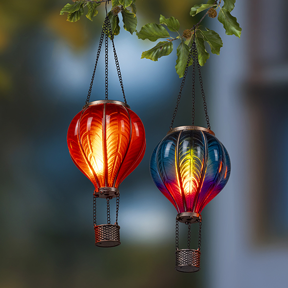 Solar LED Heißluftballon
