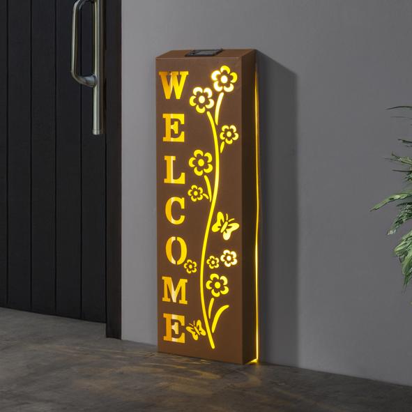 Solar Wandbeleuchtung "Welcome"