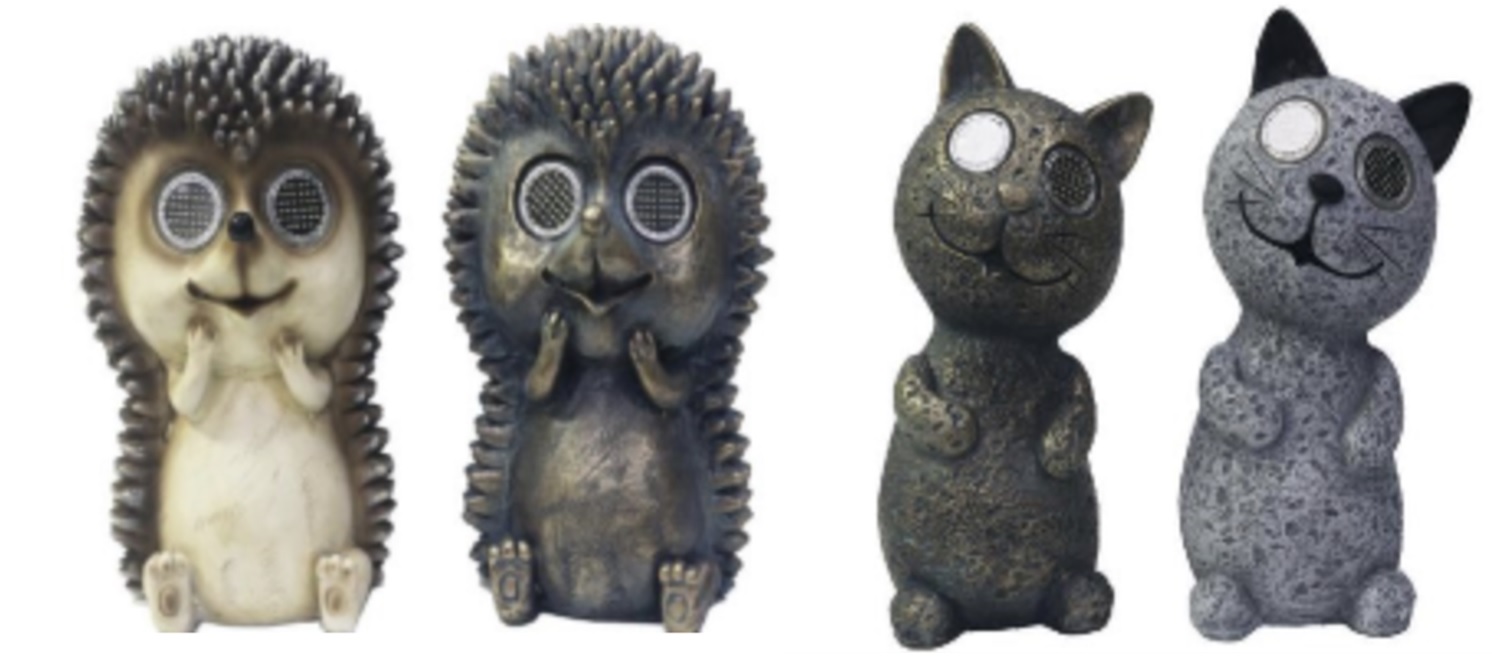 Mixkarton LED Solar Deko Tiere