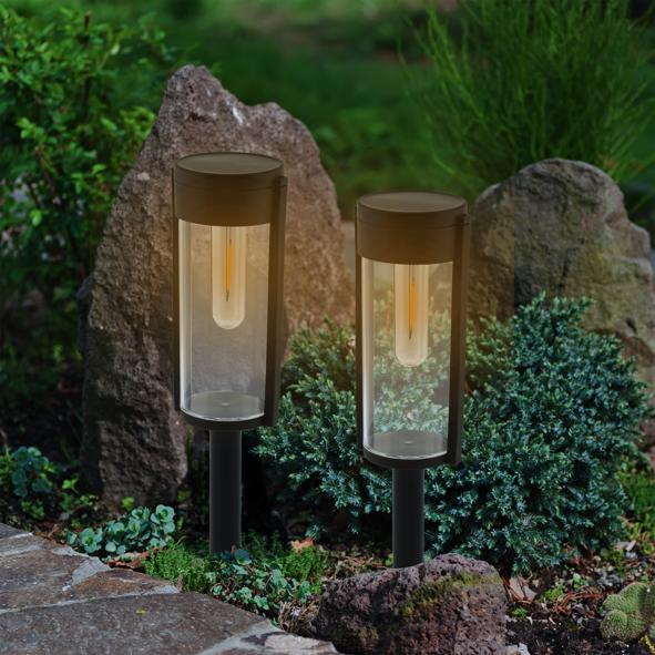 2er Solar-Wegleuchten Set