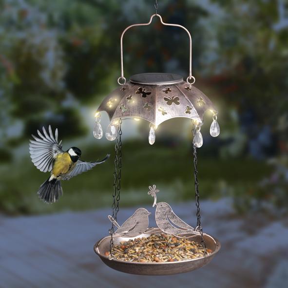 LED Solar Vogelfutterstation