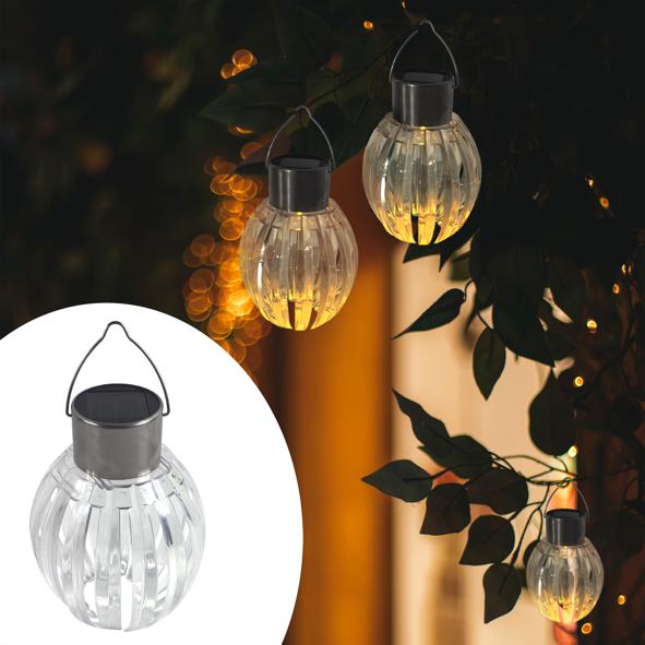 LED Solar Hängelampe im Display