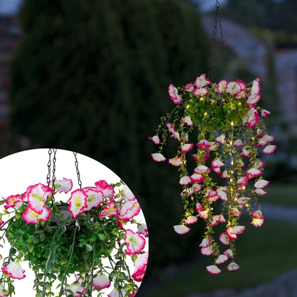 Solar-Hängedeko "Blume"