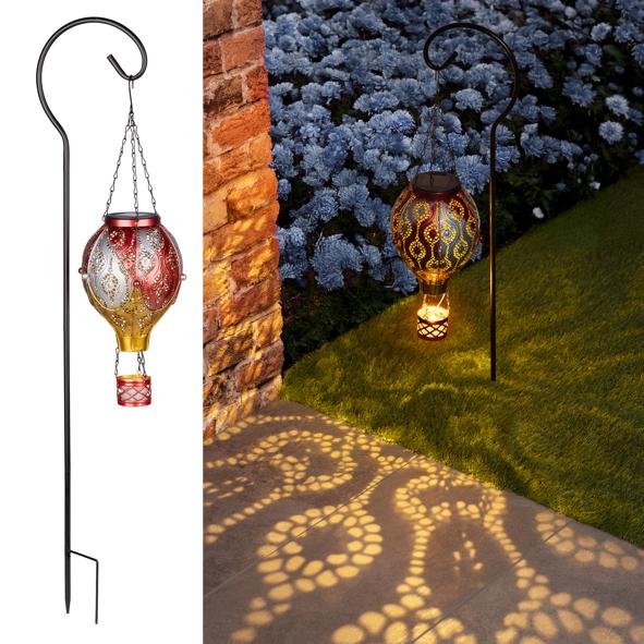 Solar-Gartenstecker "Heißluftballon"