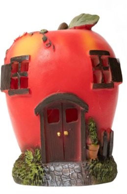 Deko Haus in Apfelform – 17x17x19cm