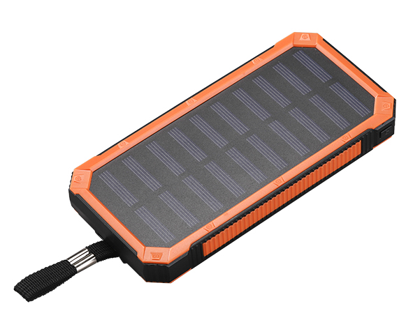 Solar-Powerbank mit 12.000 mAh