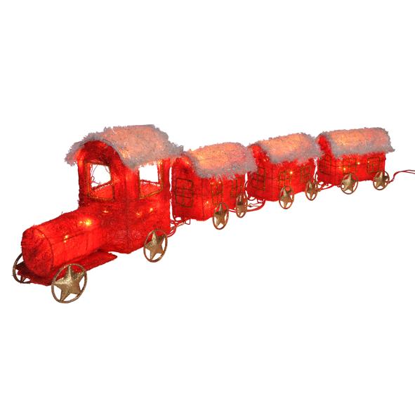 Weihnachtszug mit 3 Waggons