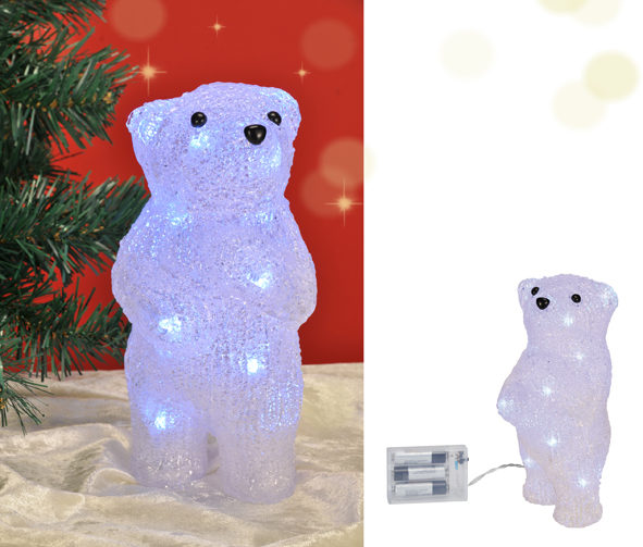 Deko Eisbär aus Acryl