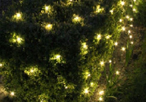 Lichternetz mit 160 warm weißen LED