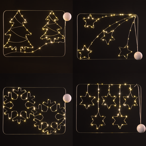 LED-Weihnachts-Fensterbeleuchtung