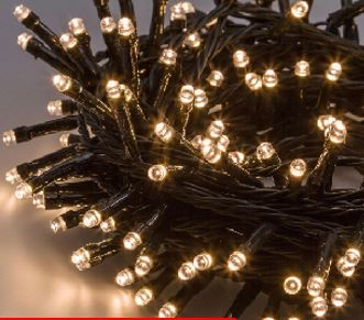 Lichterkette mit 96 warm weißen LED