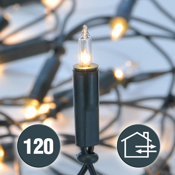 Mini-Lichterkette mit 120 Lämpchen