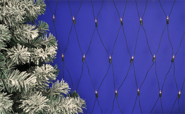 Lichternetz mit 160 Lämpchen
