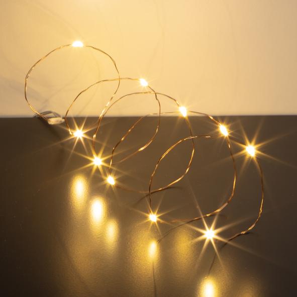 Draht Lichterkette 3er Set