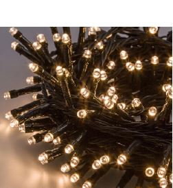Lichterkette mit 80 warm-weißen LEDs