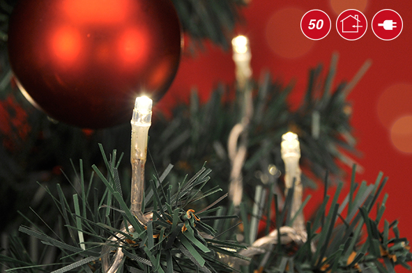 LED Lichterkette mit 50 LED