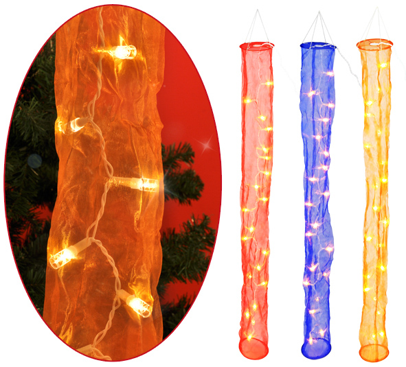 Seidenschlauch mit 20er Lichterkette