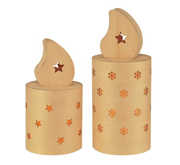 Weihnachts-Dekokerzen Set