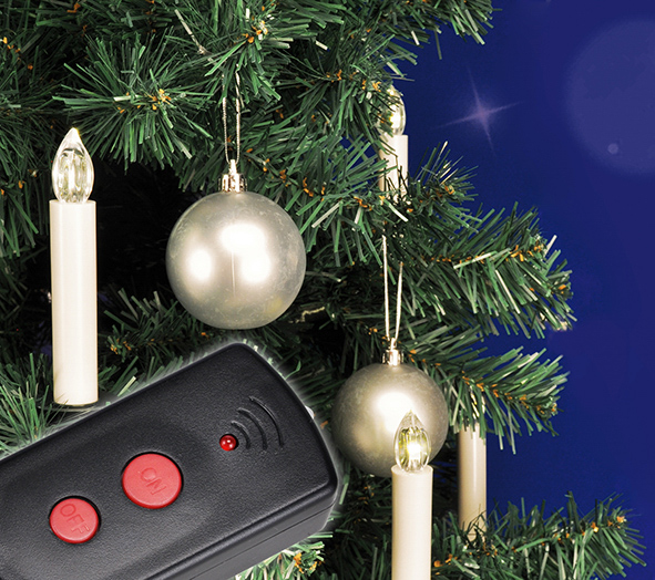 10 kabellose Weihnachtskerzen
