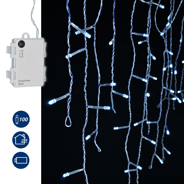 Lichtervorhang 350cm mit 100 LED