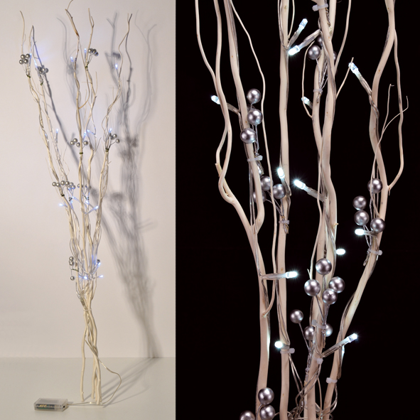 Lichterzweig Früchte, weiß