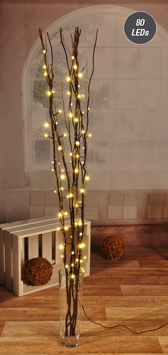 Lichterzweige mit LED Lichter