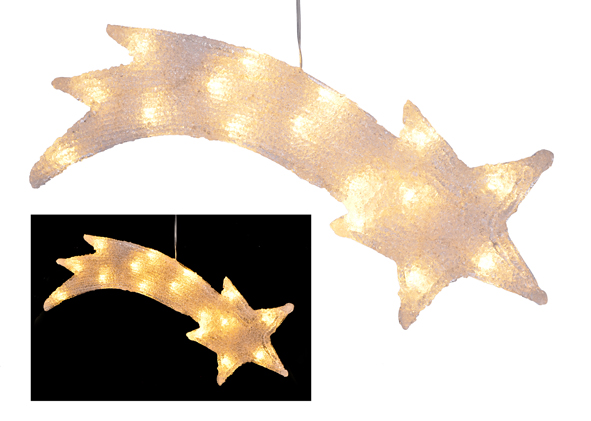 Sternschnuppe aus Acryl